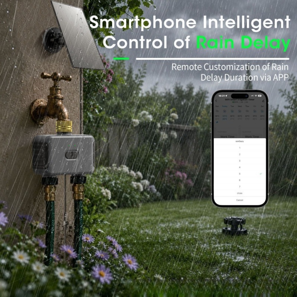 WiFi Dual Outlet Smart Water T - Timer Dual Outlet review and price